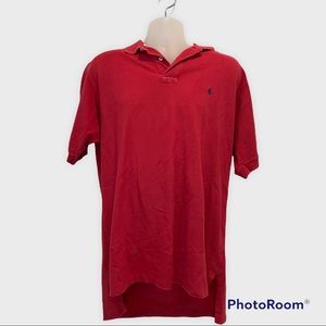 Polo by Ralph Lauren Red Mens Polo Size Large
